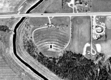 Hi-Way Drive-In Theatre - Aerial - Photo From Terraserver